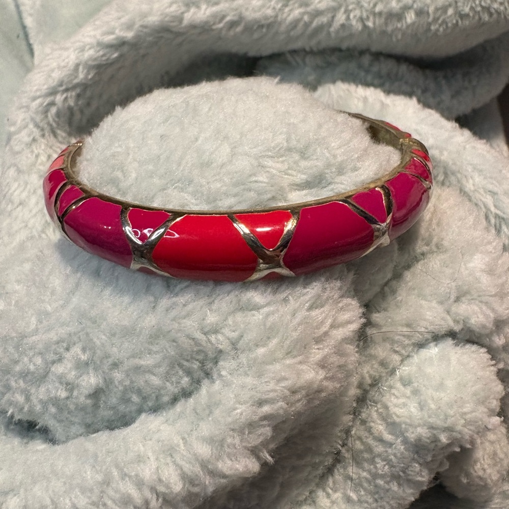 Enamel Bangle Bracelet
